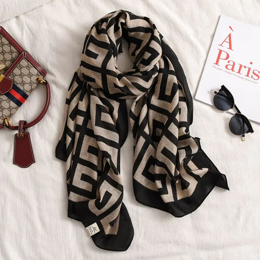 Timeless Plaid Scarf for Women