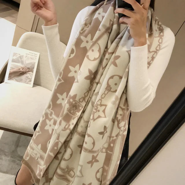 Luxury Touch Thick Cashmere Shawl Scarf