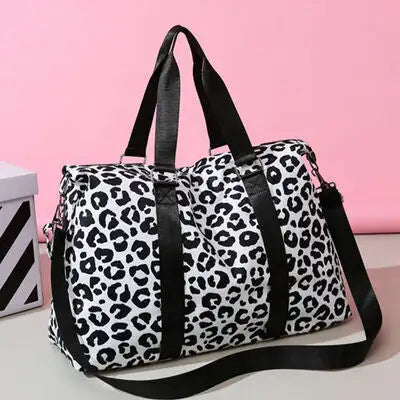 Adventurer’s Animal Print Travel Bag