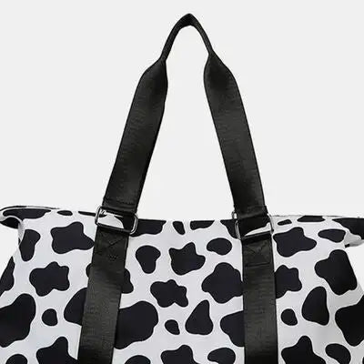 Adventurer’s Animal Print Travel Bag