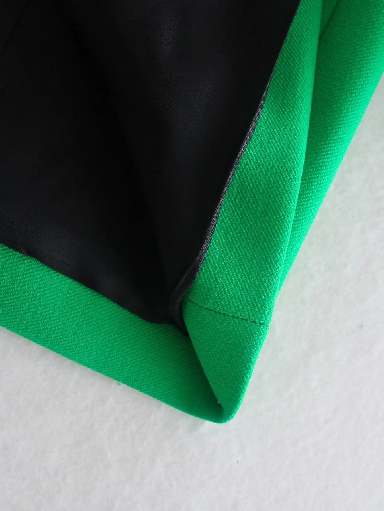 Valencia Green Straight Blazer Skirt