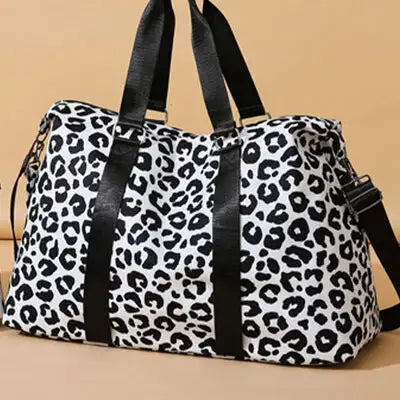 Adventurer’s Animal Print Travel Bag