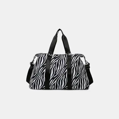 Adventurer’s Animal Print Travel Bag