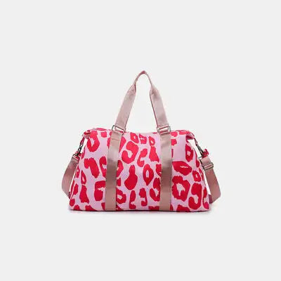 Adventurer’s Animal Print Travel Bag